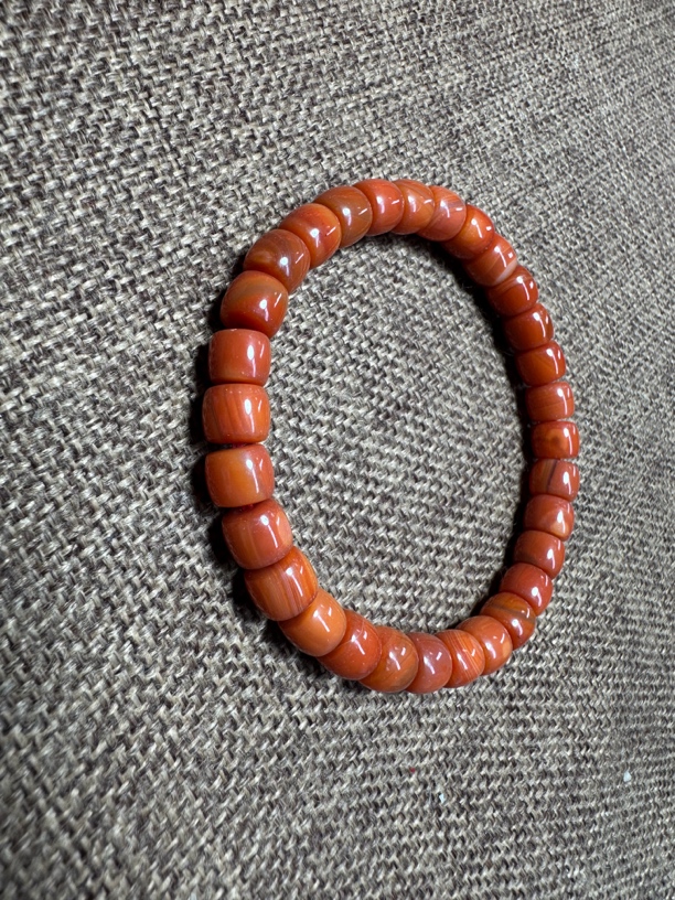 南红玛瑙手链女士6×7mm