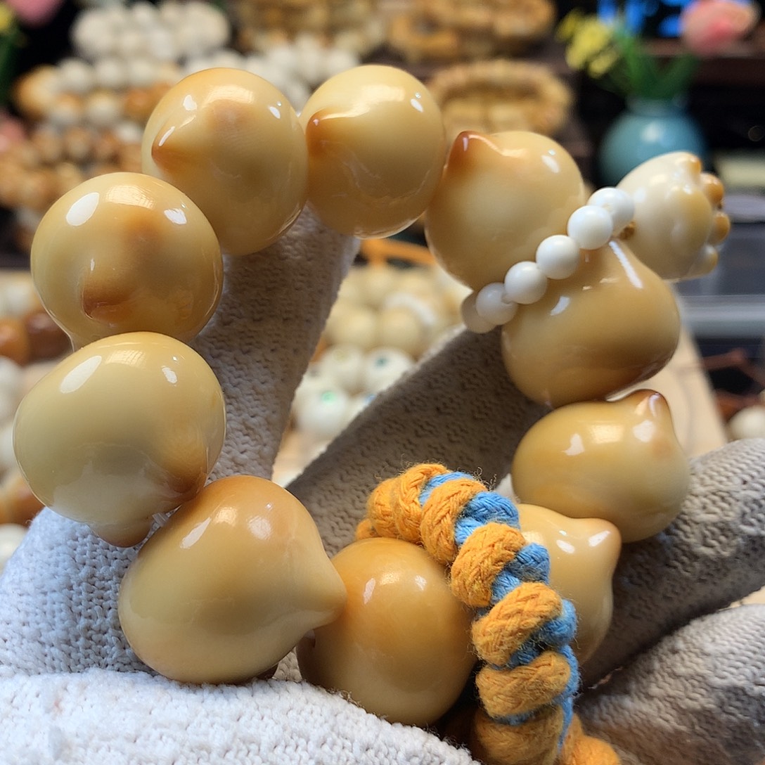 吊坠菩提根/象牙果烤猫头