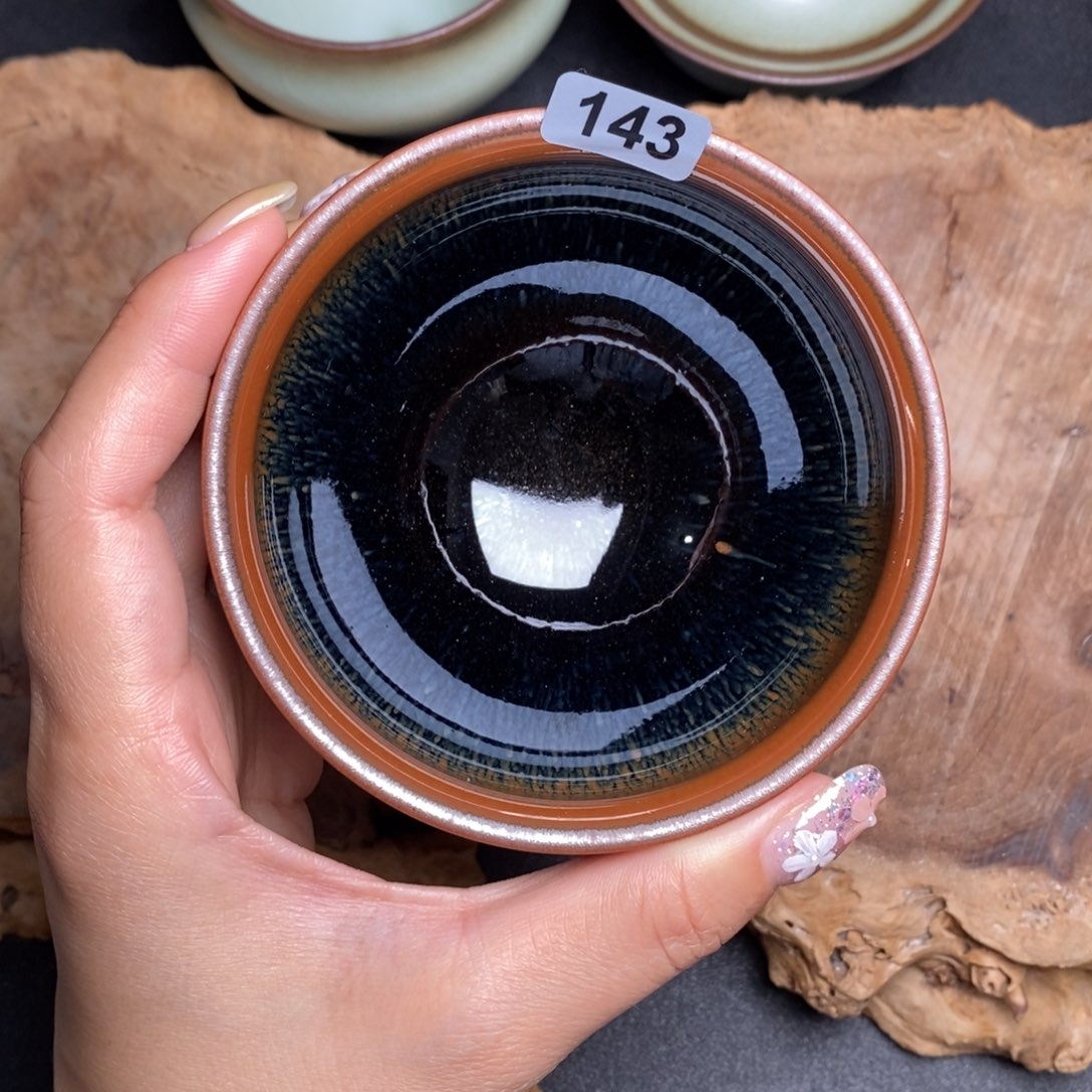 茶盏建窑建盏主人杯143