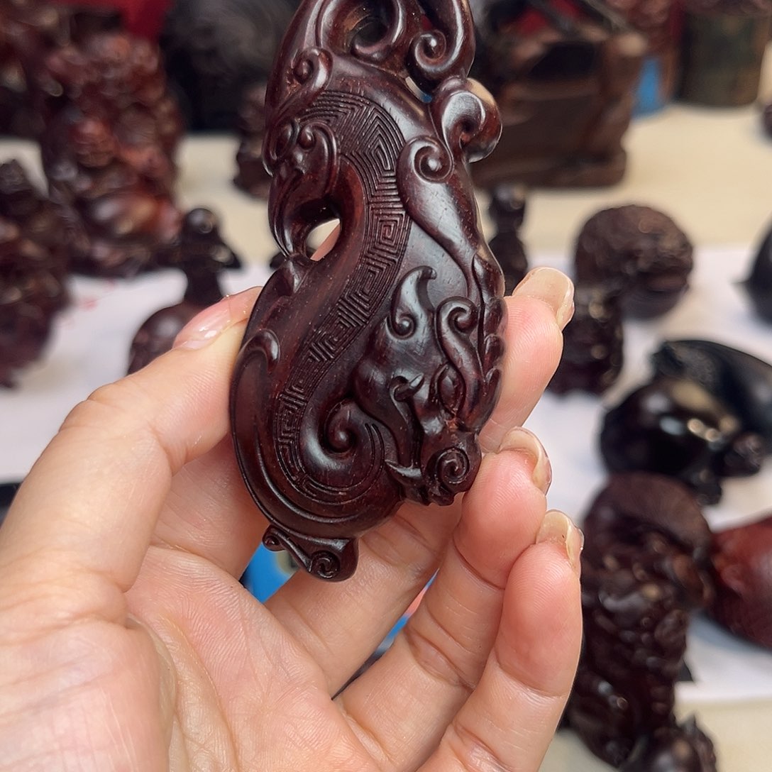 印度小叶紫檀龙凤呈祥