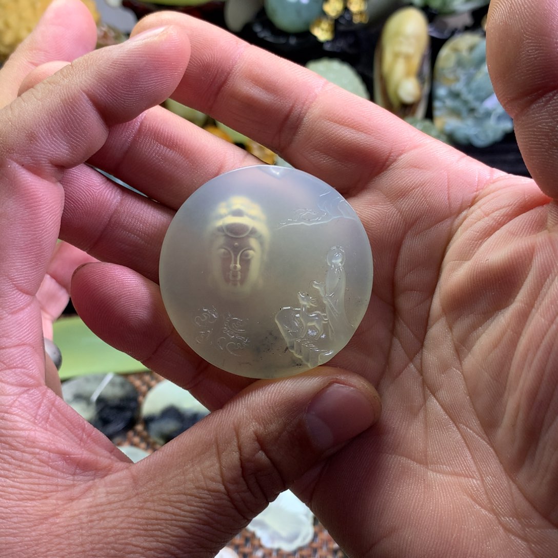 岫玉颈饰未镶嵌秦*