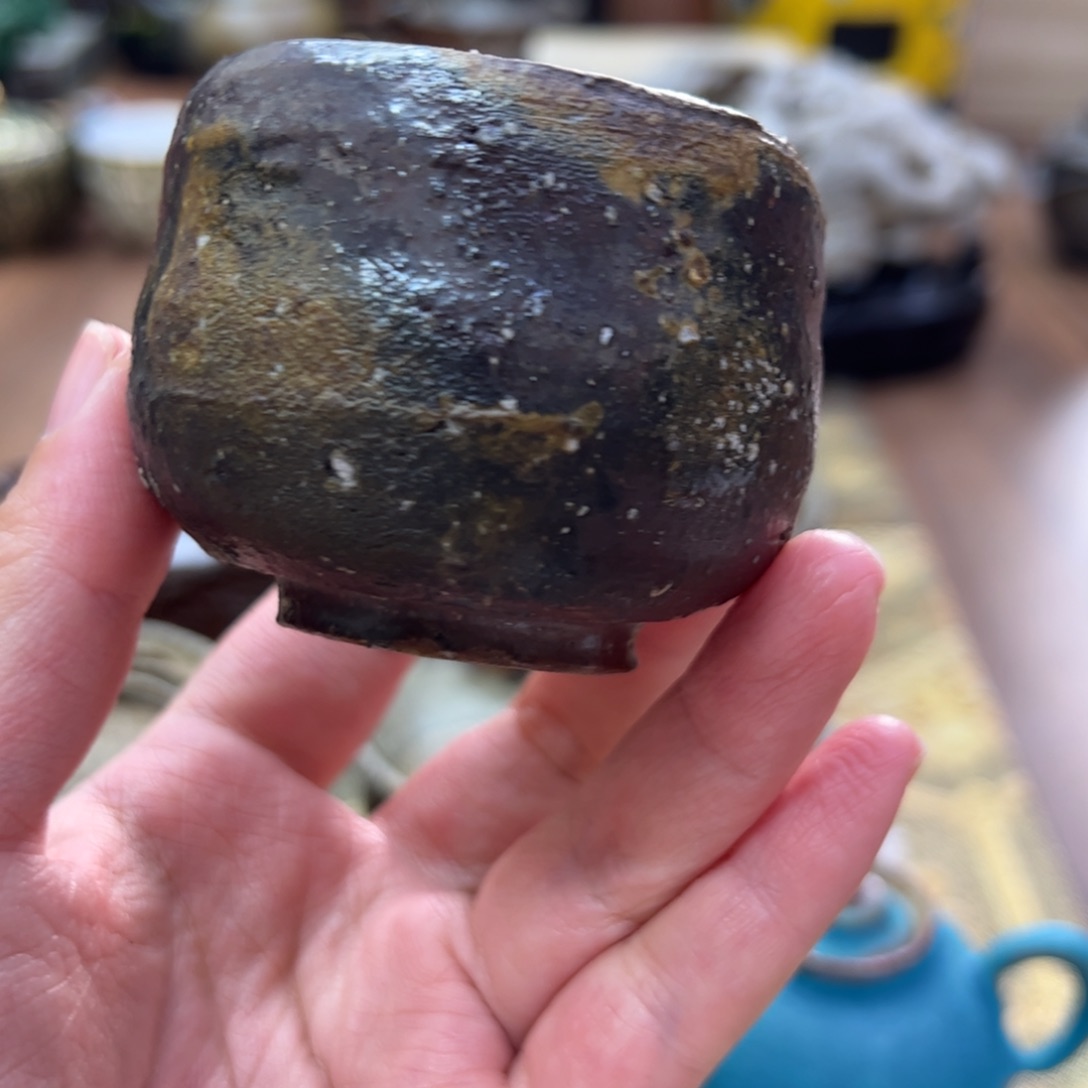 铃木美基备前烧杯子