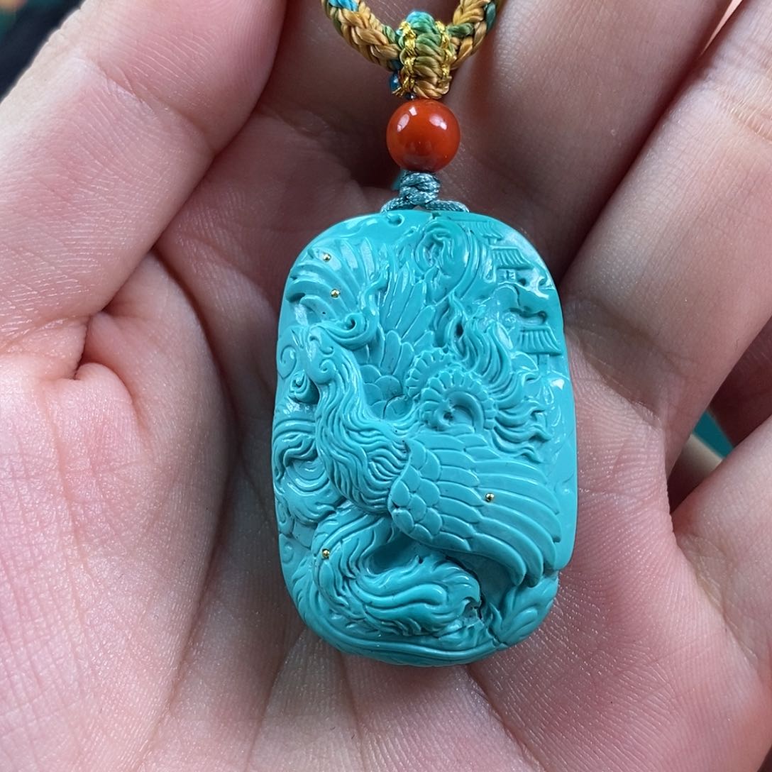 绿松石珠宝奇石未镶嵌