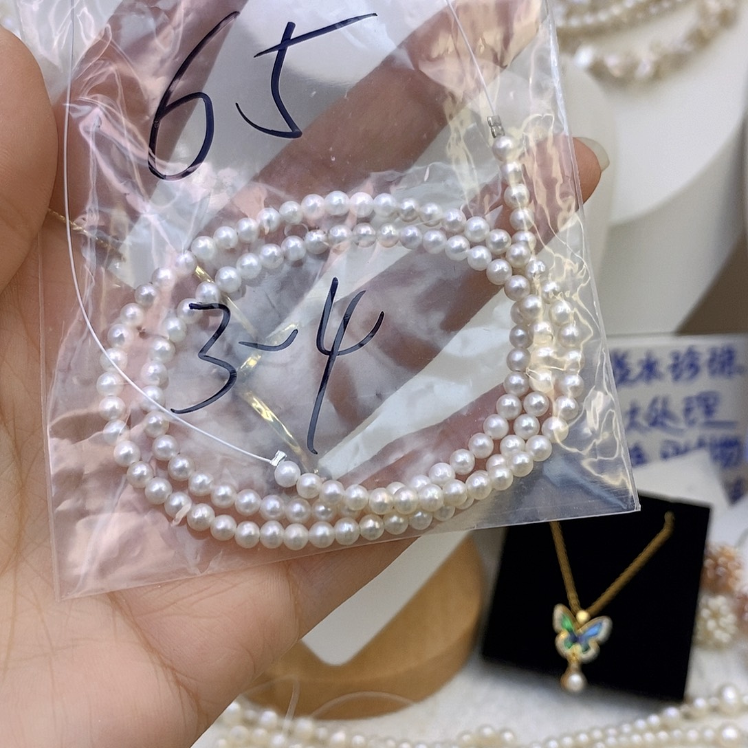 颈饰钛钢淡水珍珠