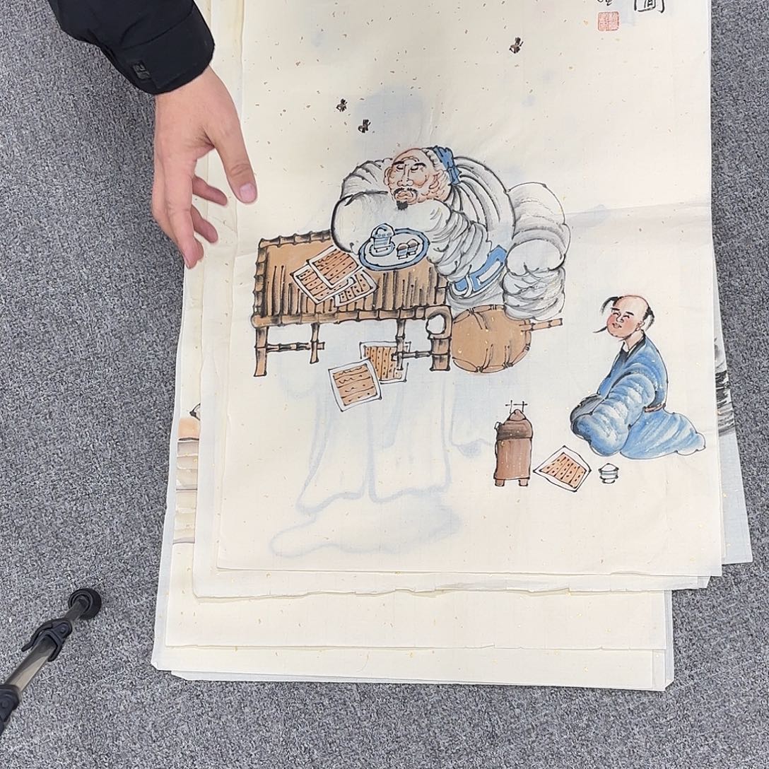 国画国画作品多次在国内外