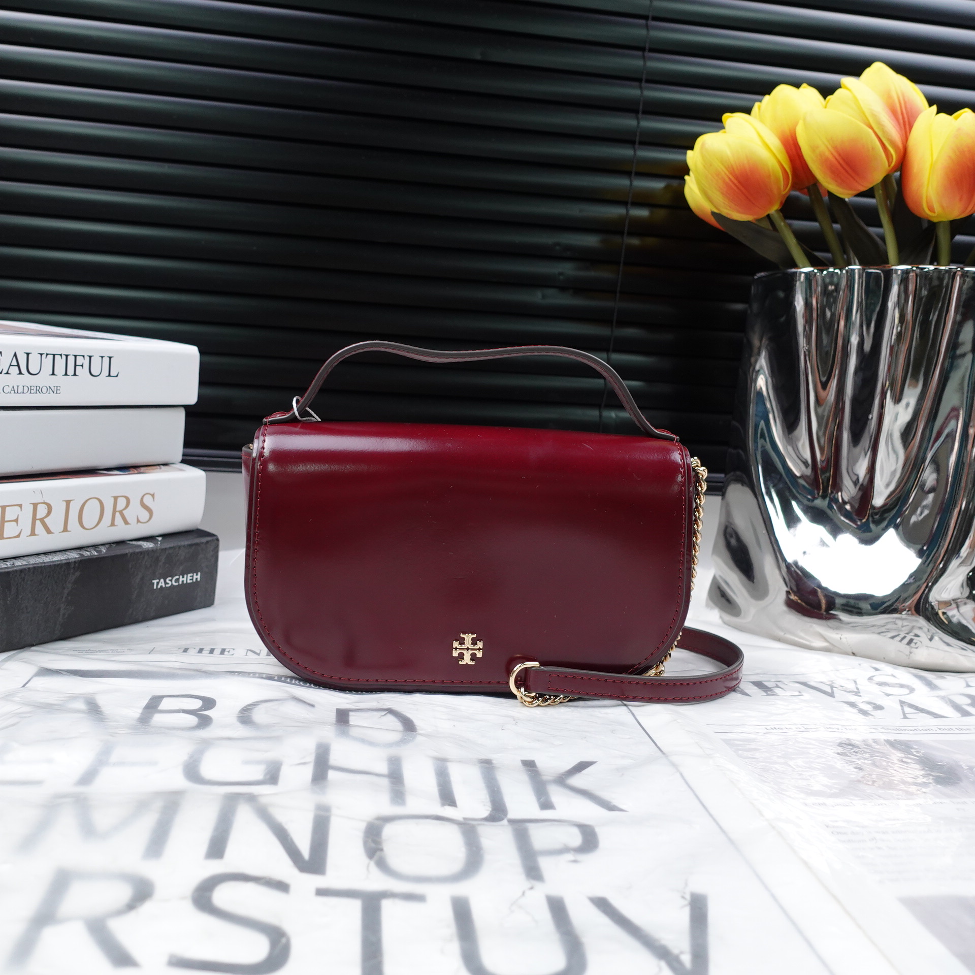 95新 TORY BURCH/汤丽柏琦 单肩包/T_ZY0000 T20290558