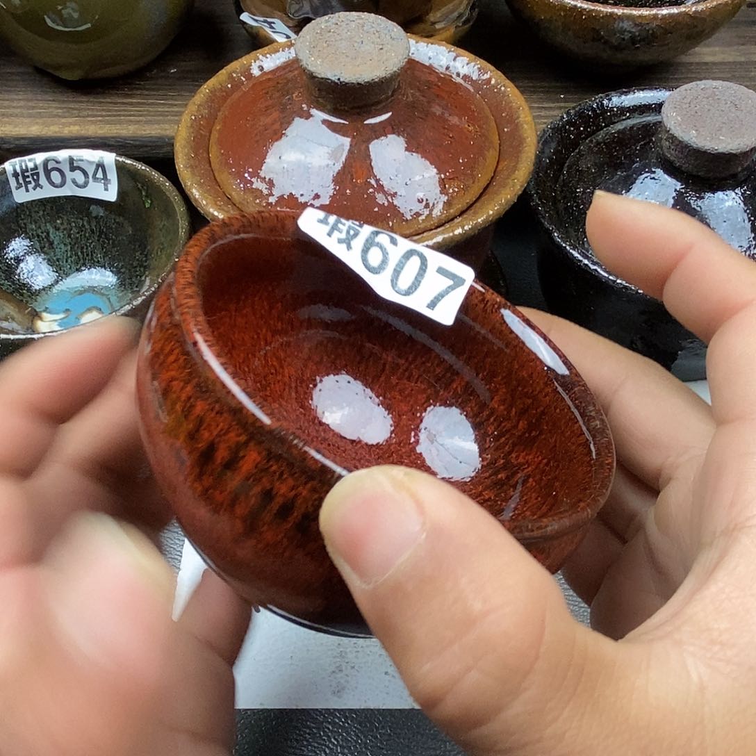 茶盏微瑕建盏主人杯子