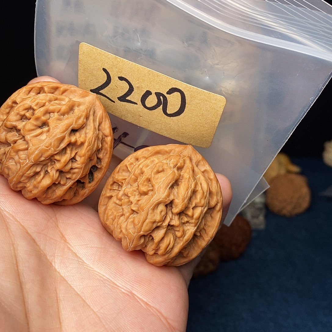 猫***友吊坠文玩核桃九龙