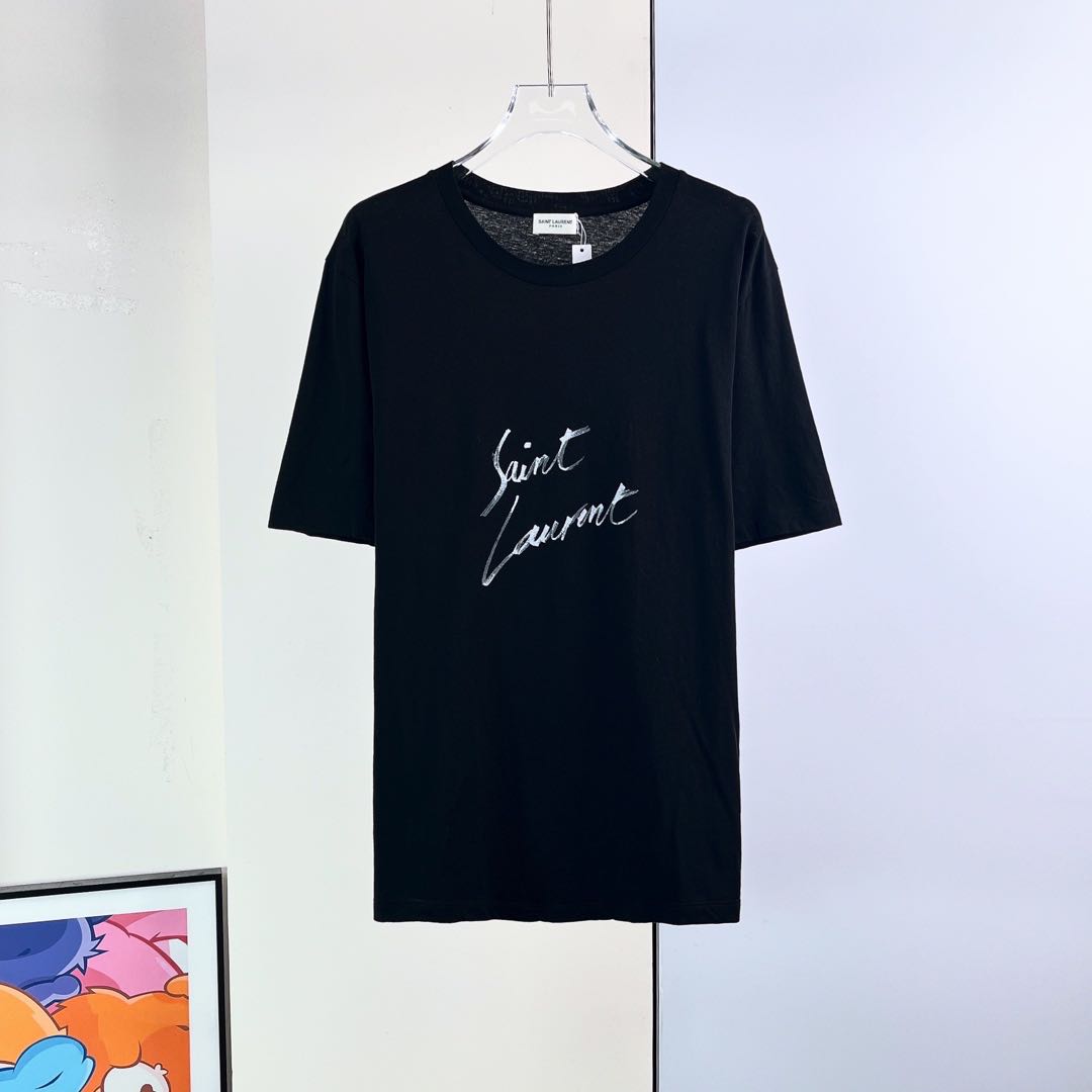 99新 YSL/圣罗兰 T恤/M码/TT1089 
