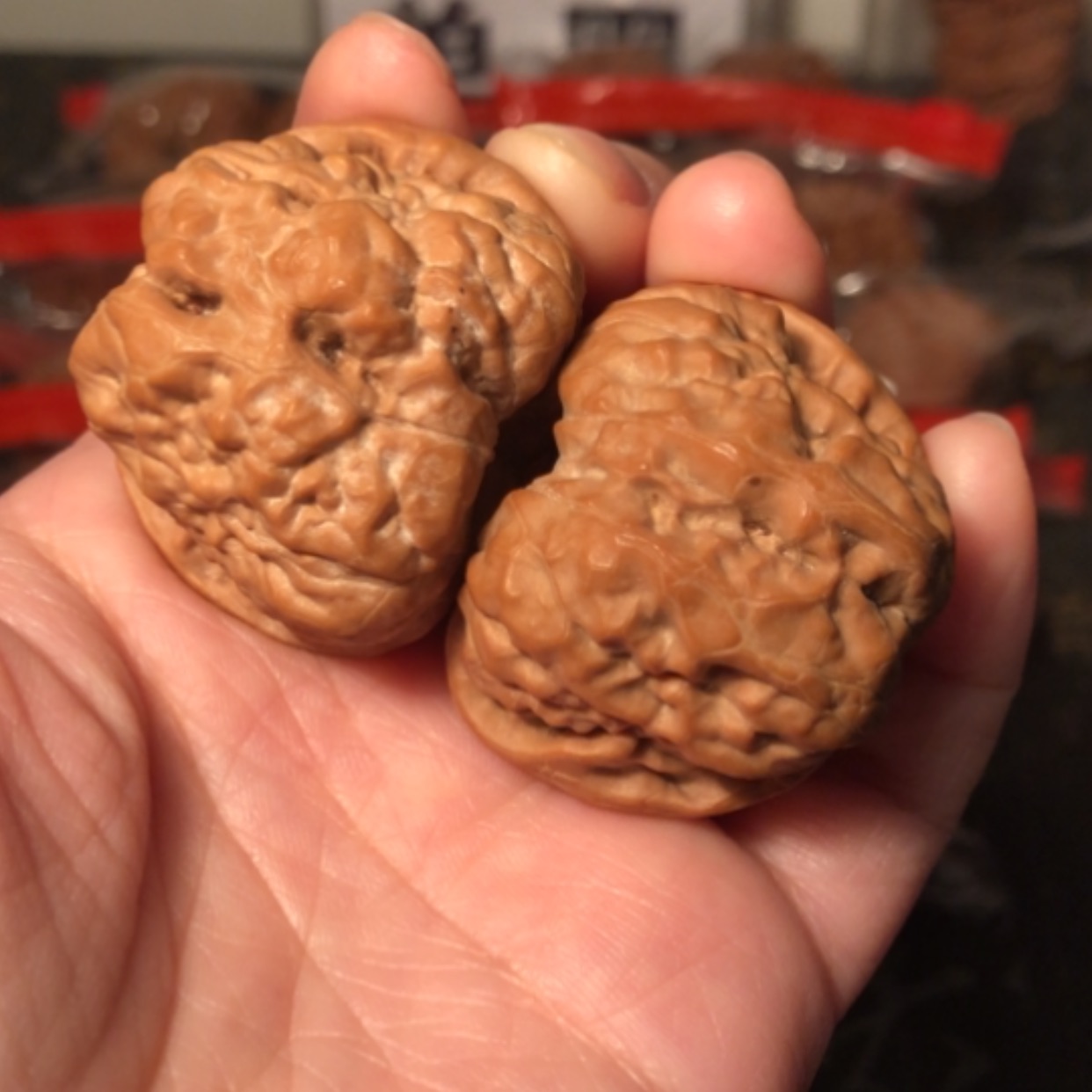 【闪购商品】文玩核桃把件蛤蟆头40