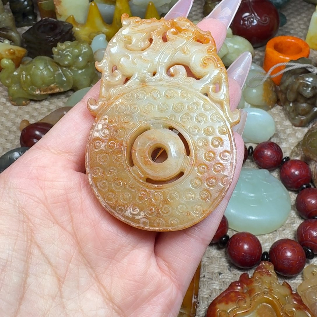 吊坠白玉菩提挂件