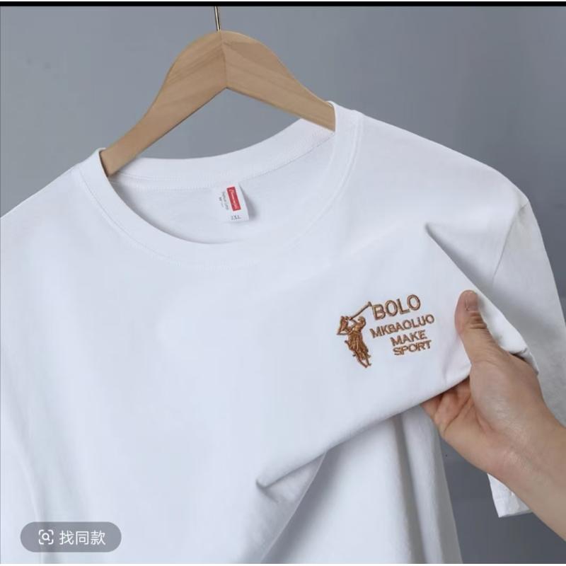 【刺绣版棒球马】夏季短袖男女同款情侣半袖休闲透气圆领潮流薄款