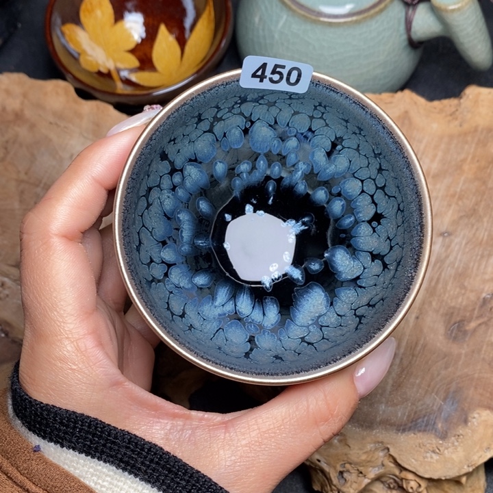 茶盏建窑建盏主人杯450