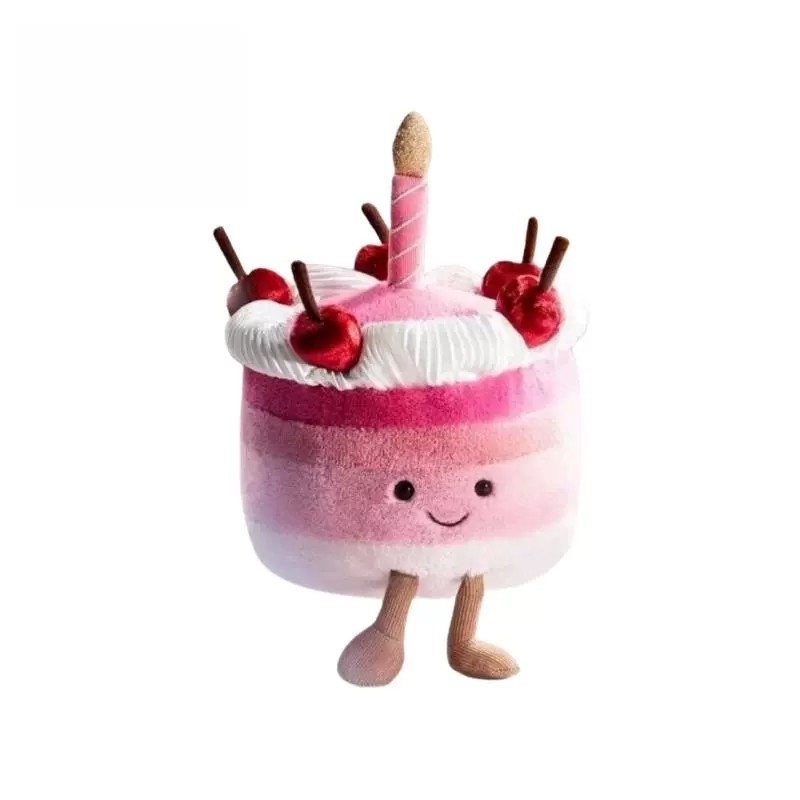 英国正品限定蛋糕樱桃蛋糕毛绒玩具公仔可爱生日礼物