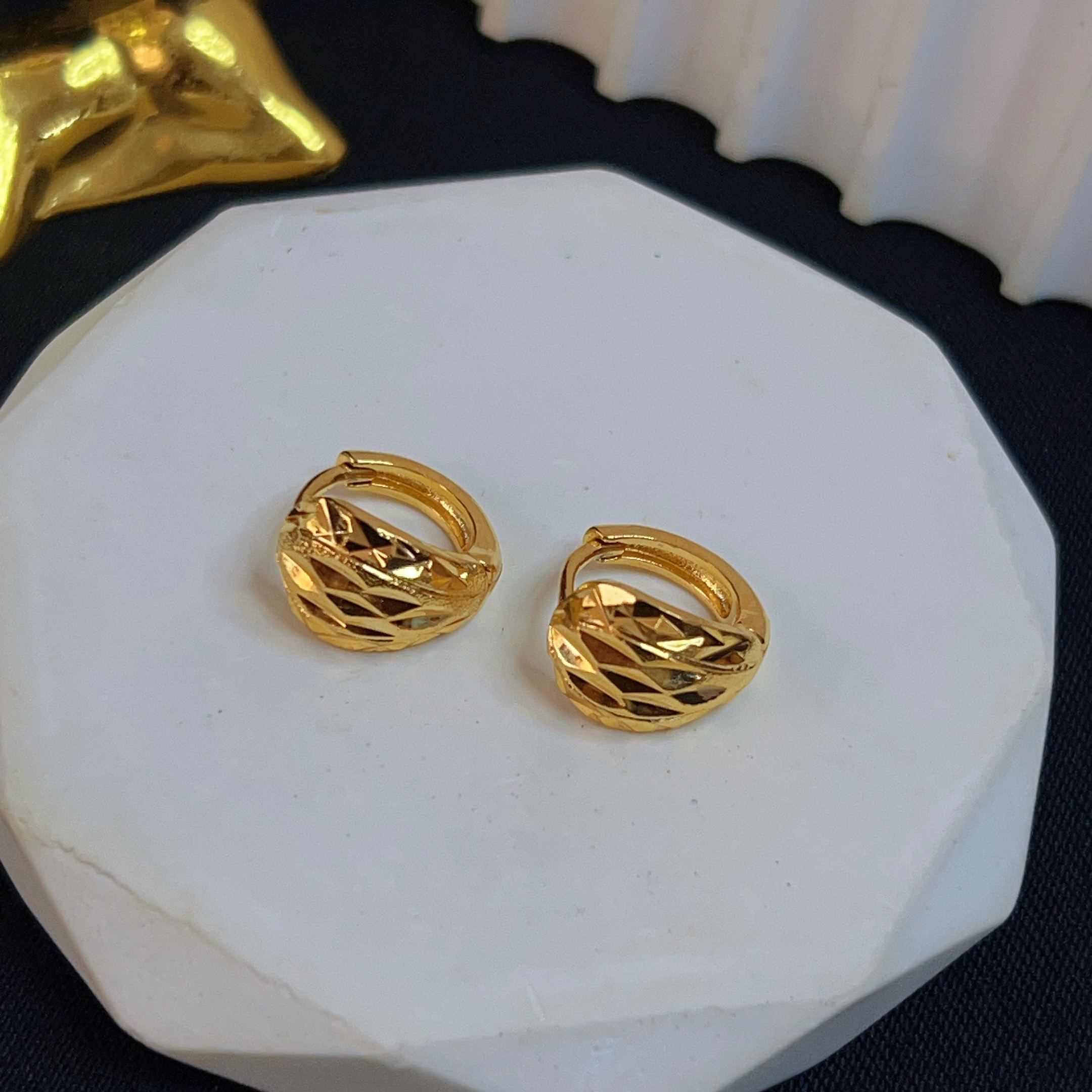 铜合金耳饰 哈尼西牧时尚百搭耳环#0009110