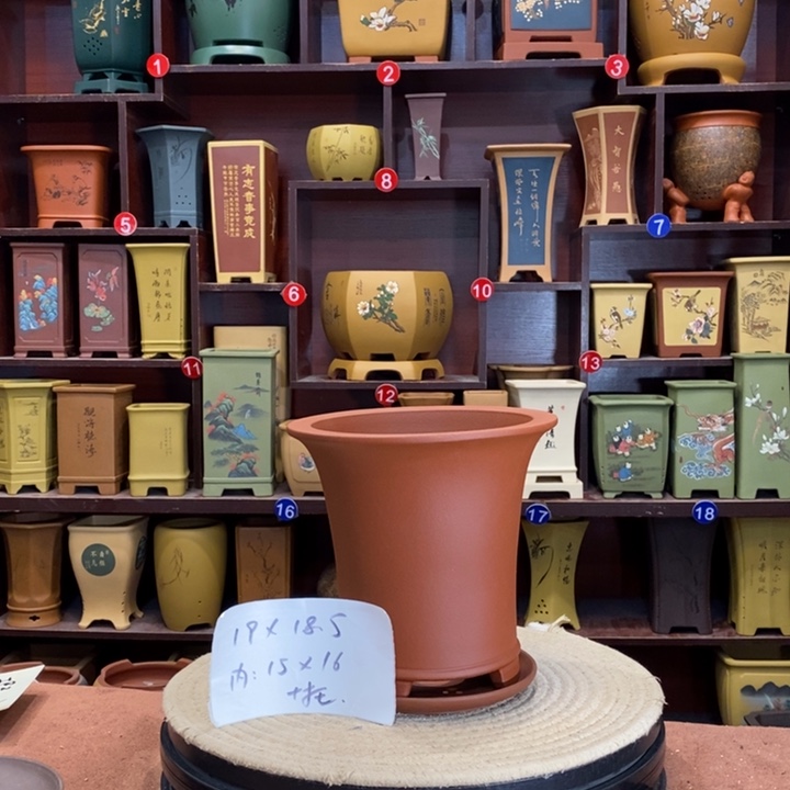 紫砂花盆紫砂花盆