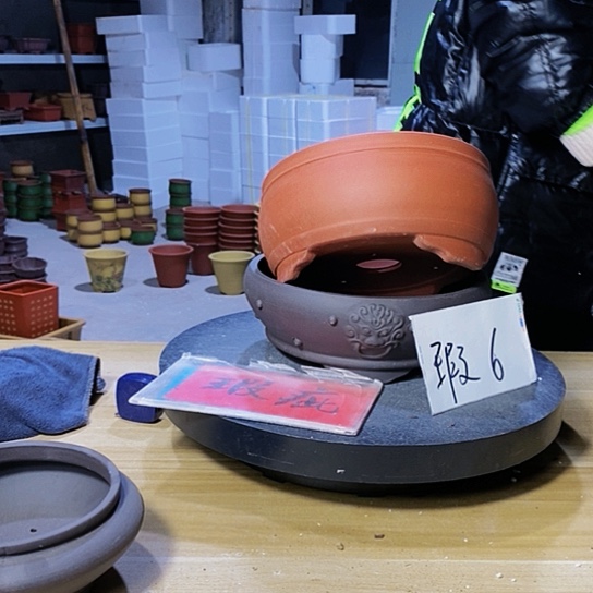 紫砂花盆紫砂花盆