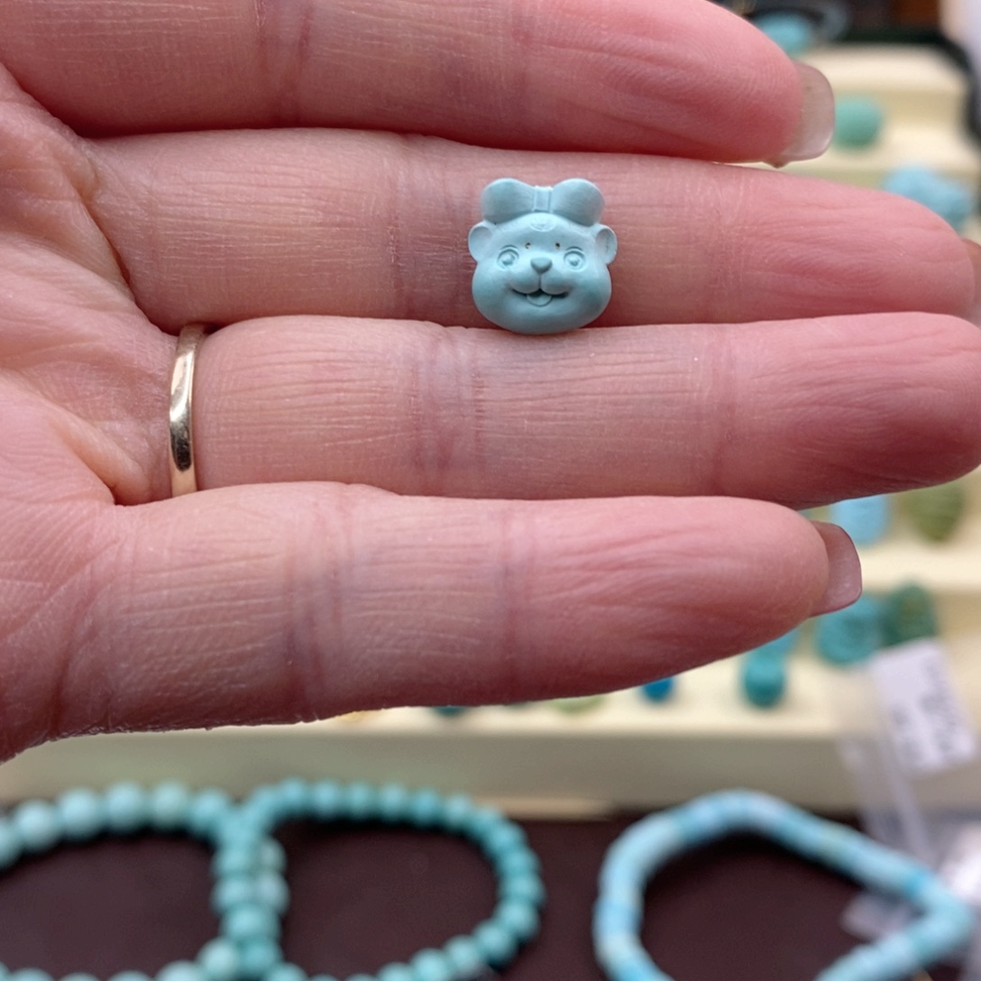 绿松石珠宝奇石未镶嵌