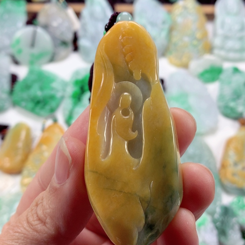 【闪购商品】翡翠吊坠(不含链)未镶嵌