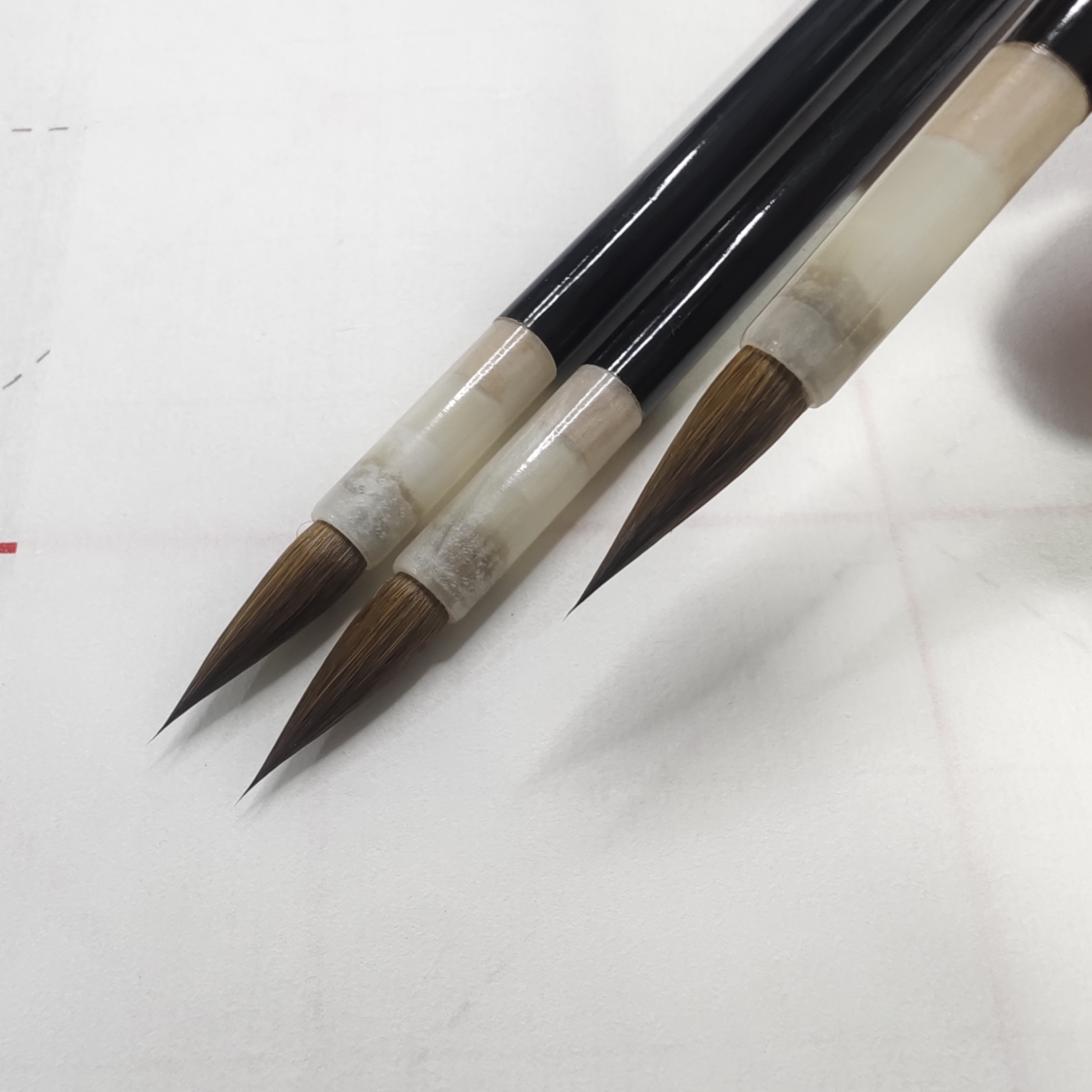 （邹小清笔庄）3支2.2左右奶尾小楷  香鼬小楷 纯狼毫小楷 弹性软