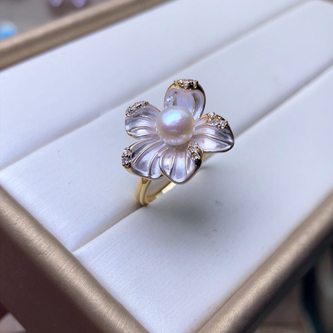 淡水珍珠戒指未镶嵌