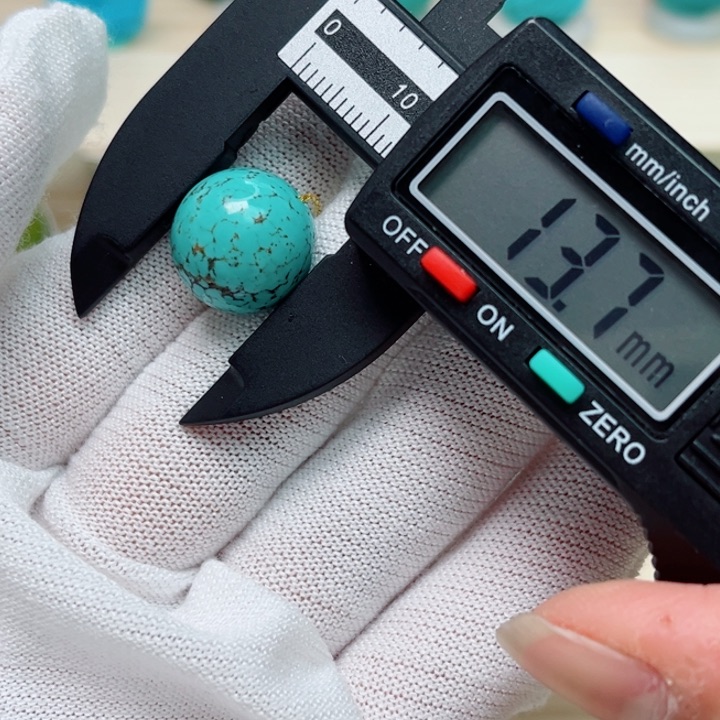 绿松石圆珠未镶嵌