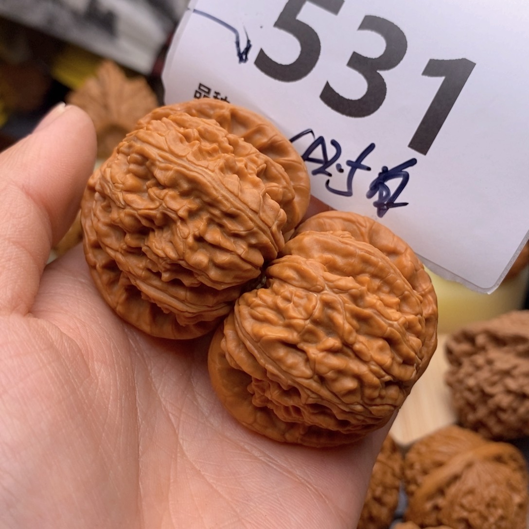 文玩核桃把件531号42.5白