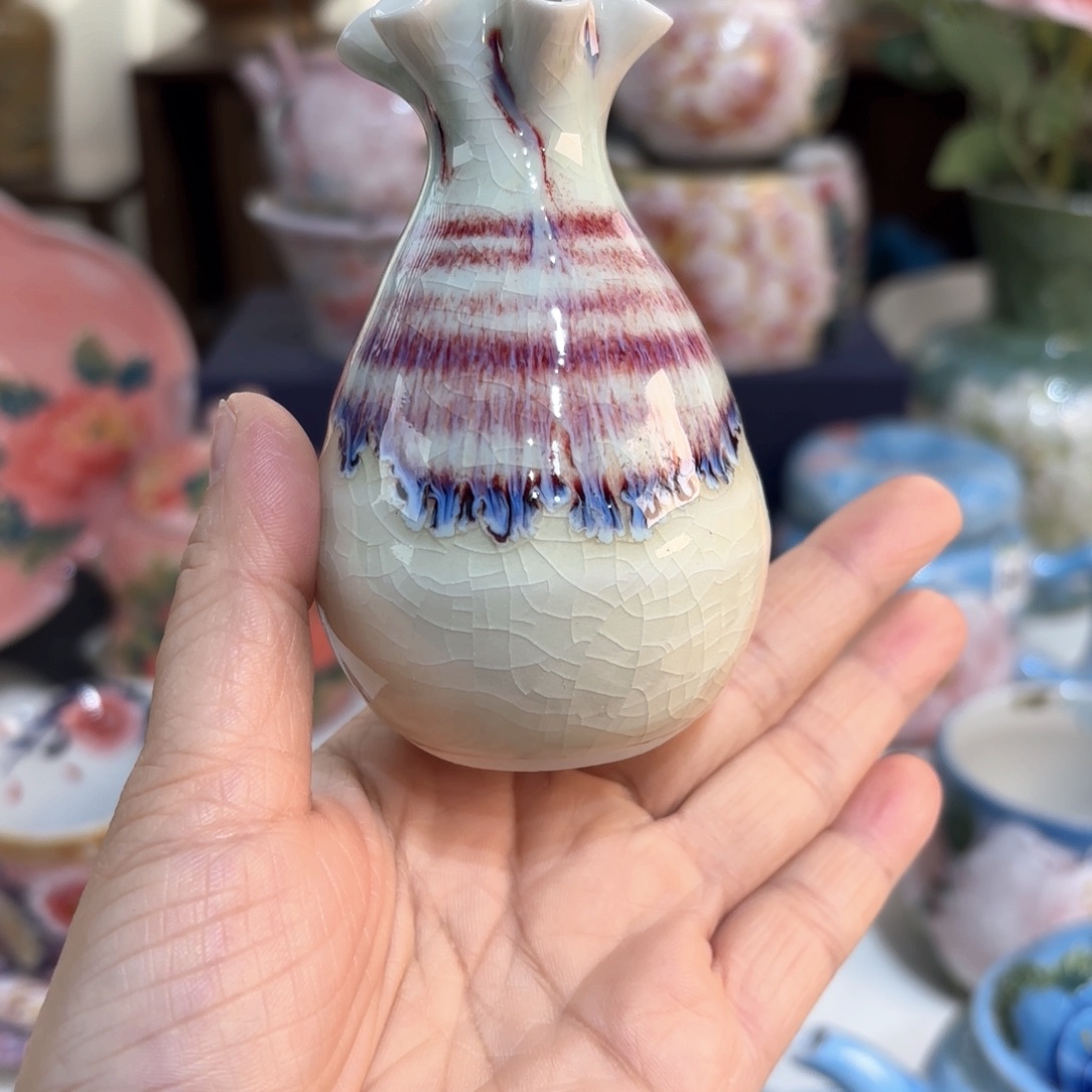 景德镇手绘高温釉下彩陶瓷茶具