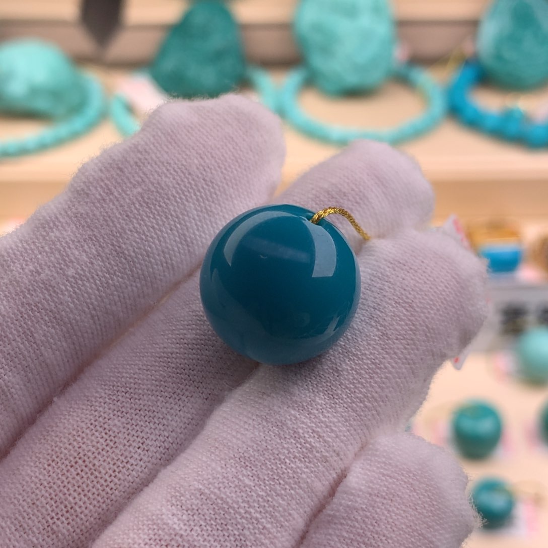 绿松石珠宝奇石未镶嵌16.5