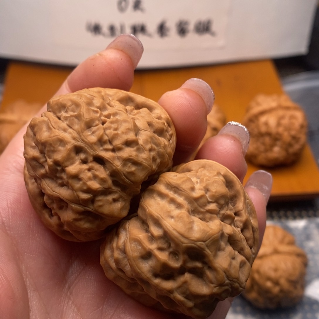 文玩核桃把件边41左右