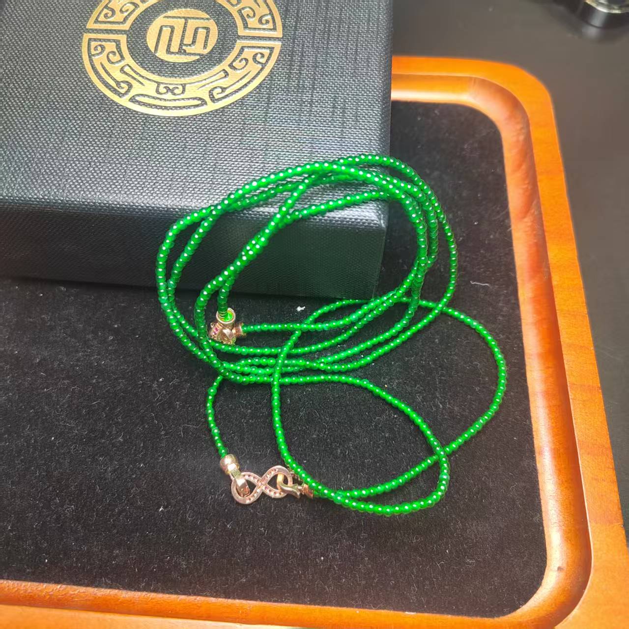 【现场收货】天然翡翠设计款 珠链    多样性发货只发一件226/11