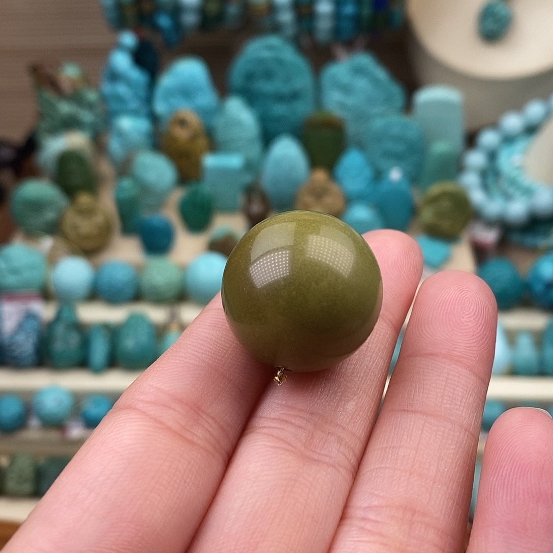 未镶嵌绿松石珠宝奇石S*D