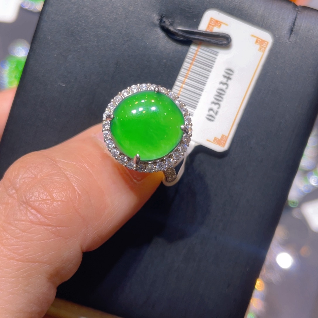 翡翠银S925镶嵌颈饰