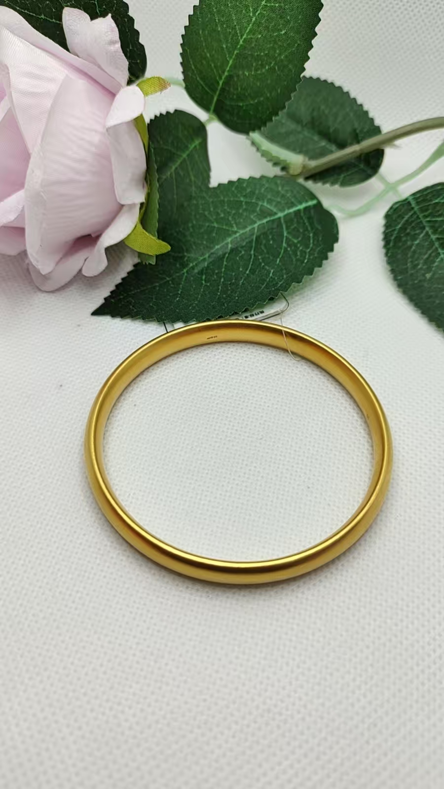 红飞珠宝足金泥鳅背手镯