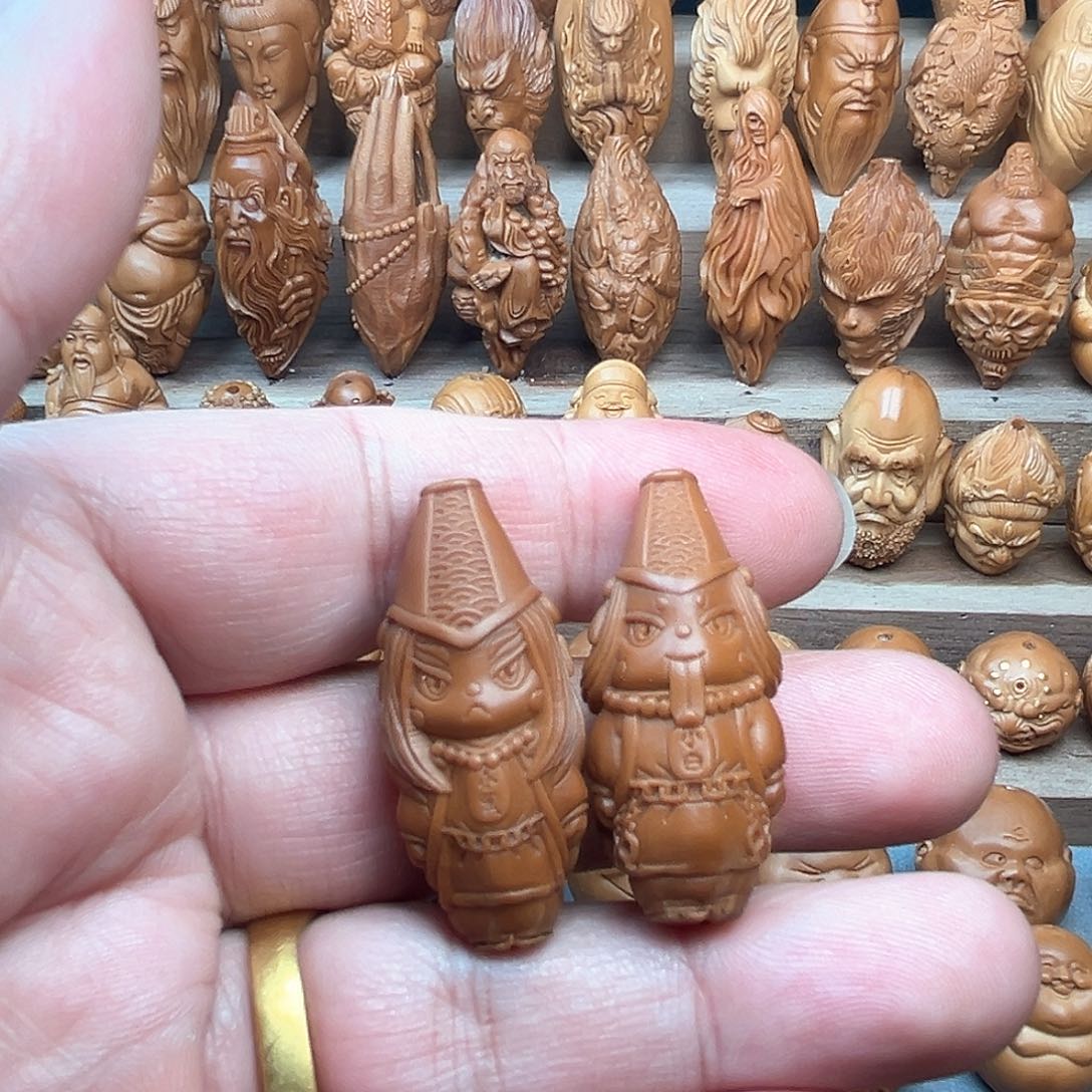 橄榄核吊坠17一对福利