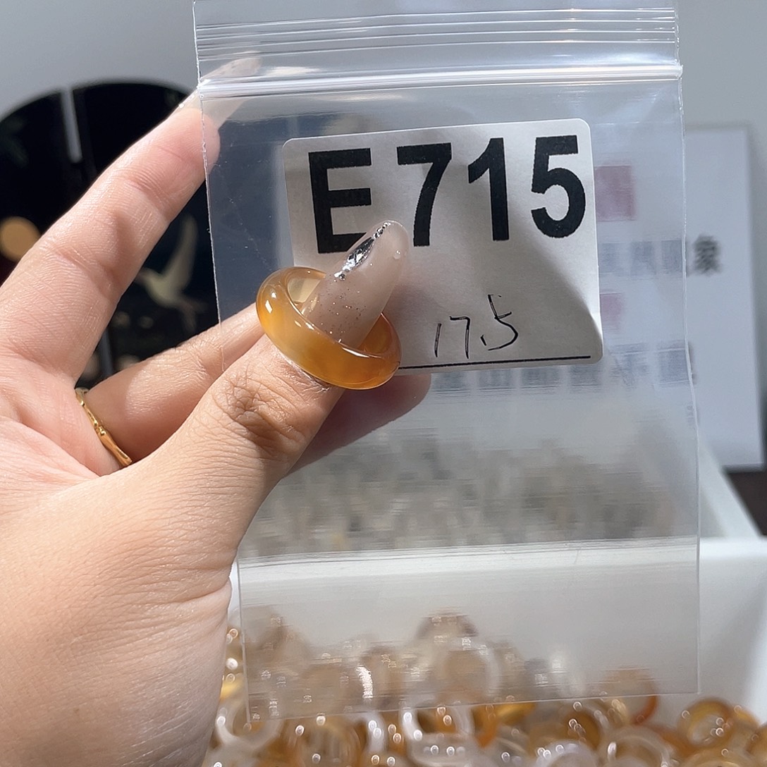 玛瑙/玉髓戒指合金715