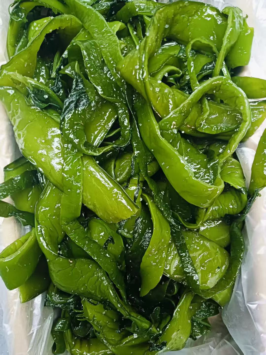 大连本地裙带菜梗，一箱净重5斤，大连发货