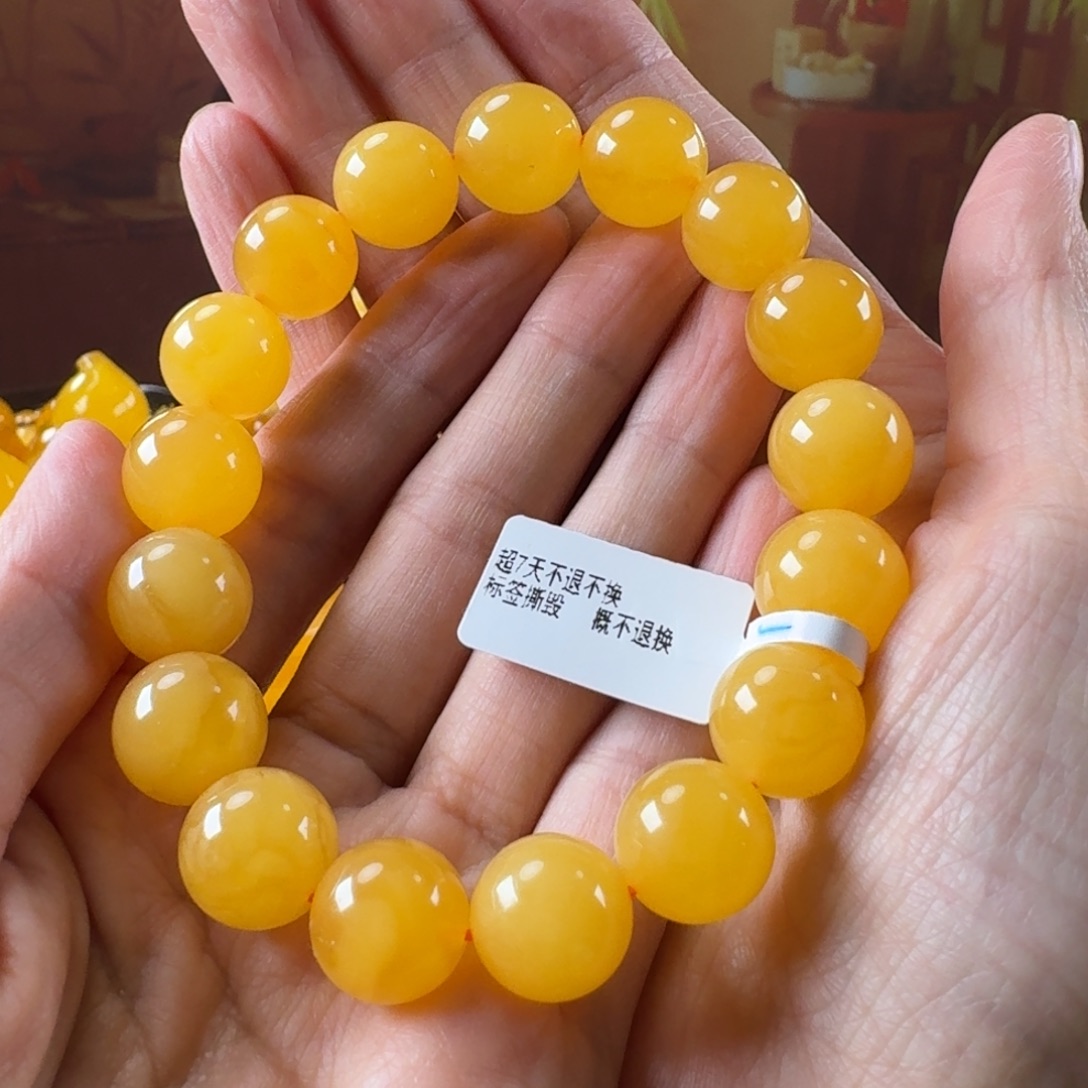 蜜蜡未镶嵌毛衣链