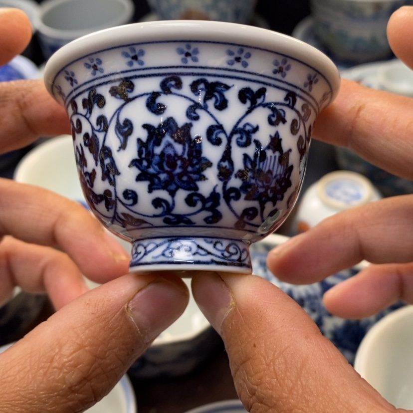 【闪购商品】景德镇青花主人杯