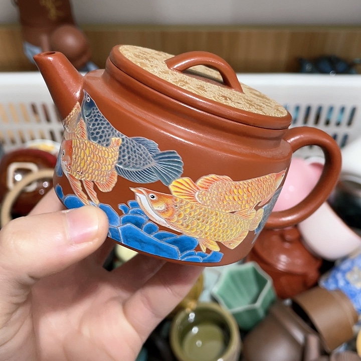 紫砂公道杯微瑕微瑕