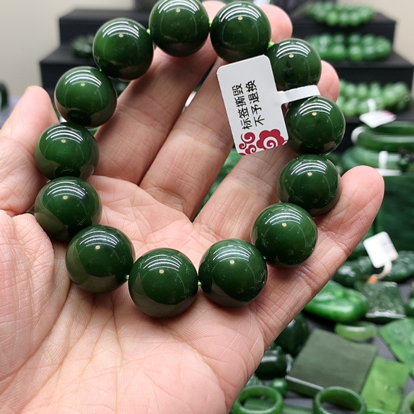 【闪购商品】和田玉（碧玉）手链未镶嵌