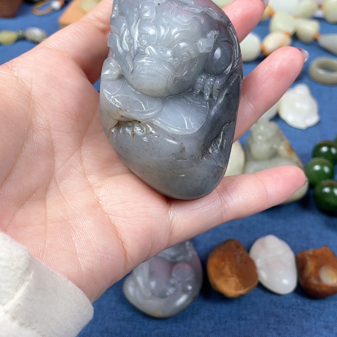 和田玉（糖玉）珠宝奇石未镶嵌开****兴