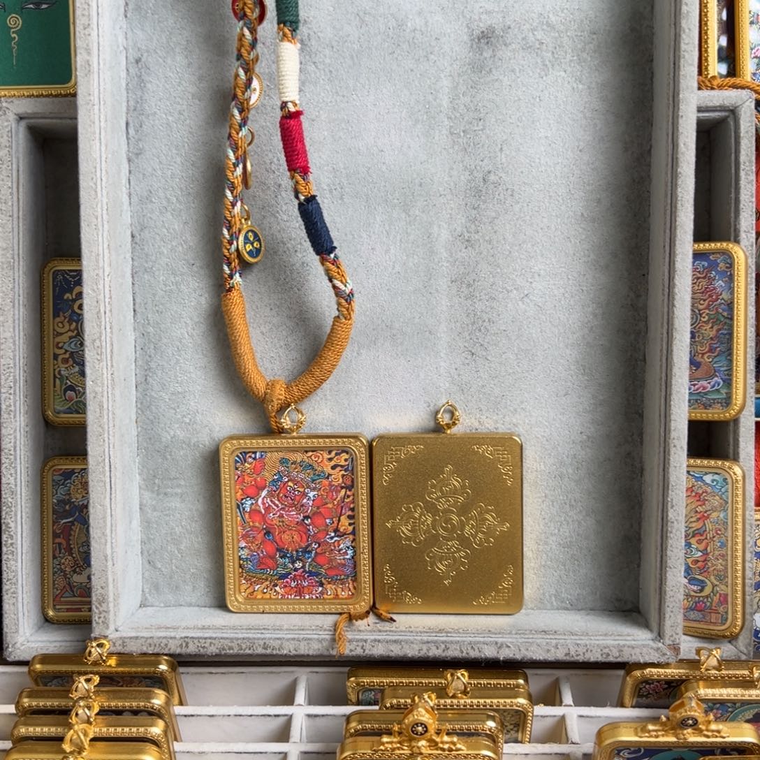 青***华吊坠单面 马头 定制