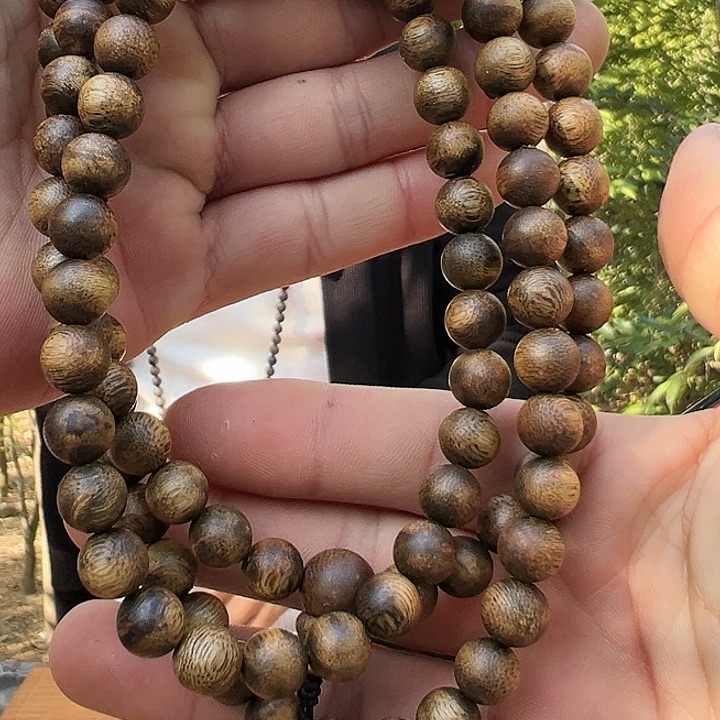 沉香手串08多圈白棋30克多样性发一条