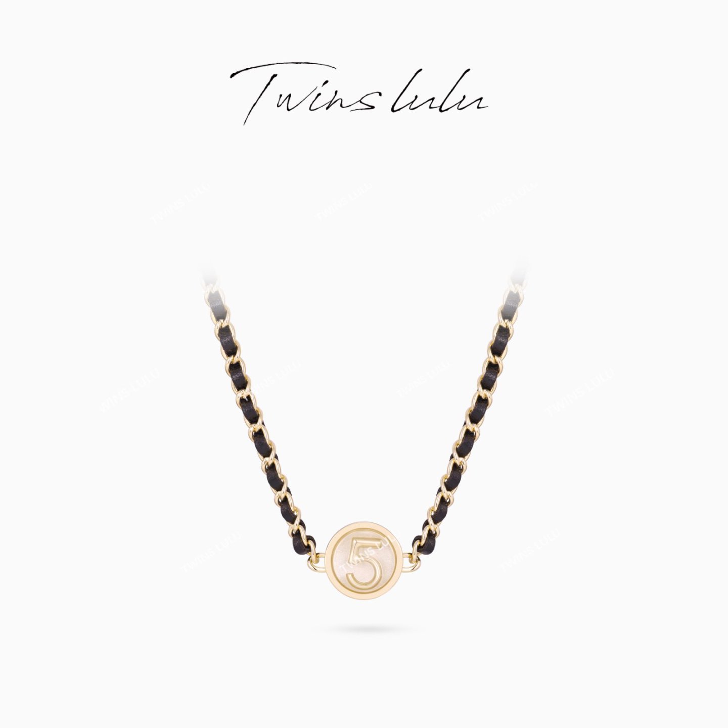 TWINS LULU【5号】 年货节2026年新款个性5字项链女款TSJ10235