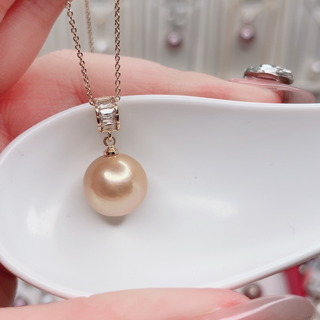 淡水珍珠合金吊坠(赠链)