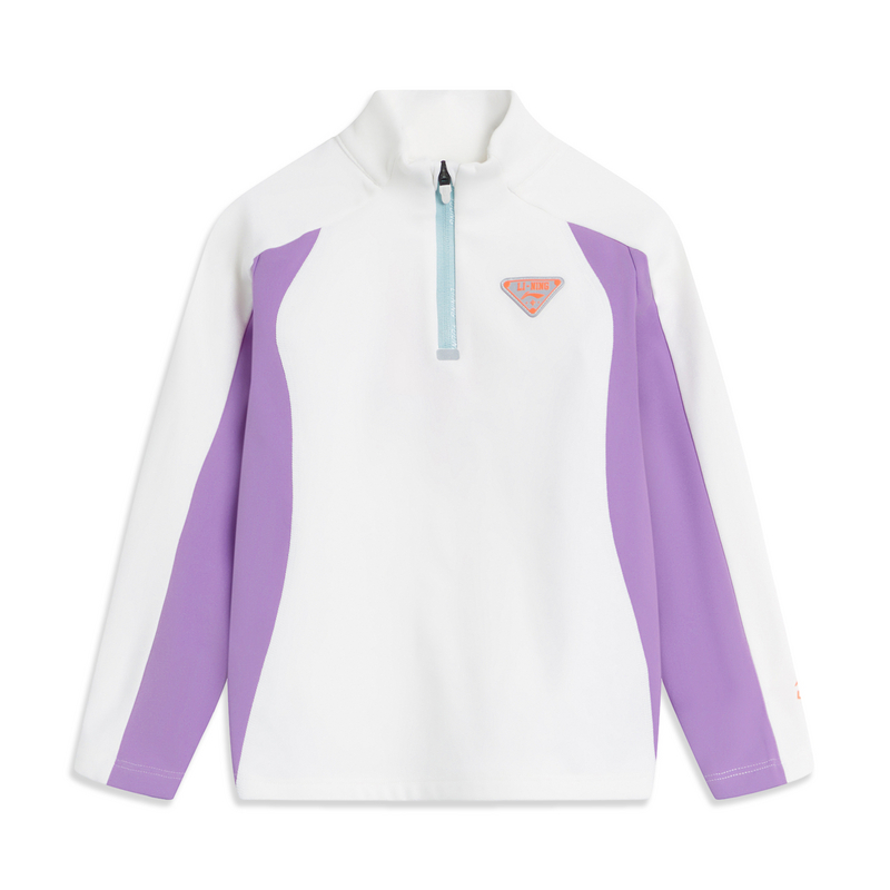 李宁男小童秋冬运动生活系列修身弹力舒适保暖上衣YWYT015-B品