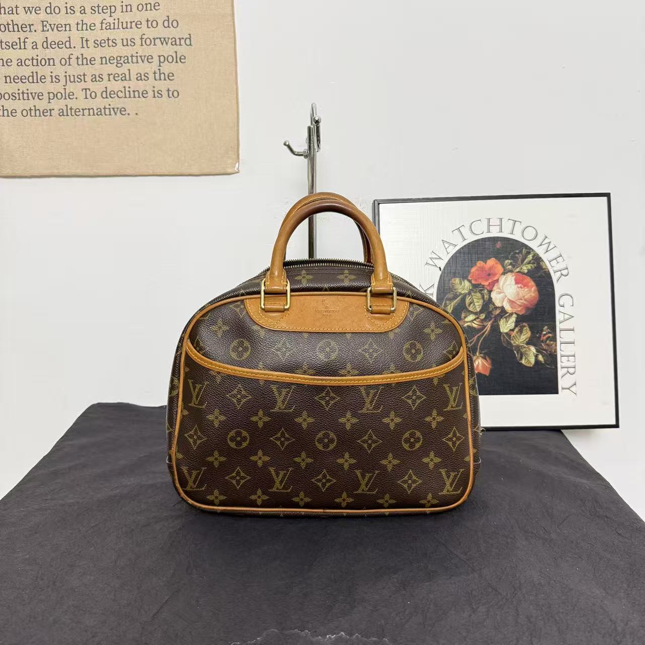 95新 LouisVuitton/路易威登 小号老花珍妮包/单肩包手提包斜挎包
