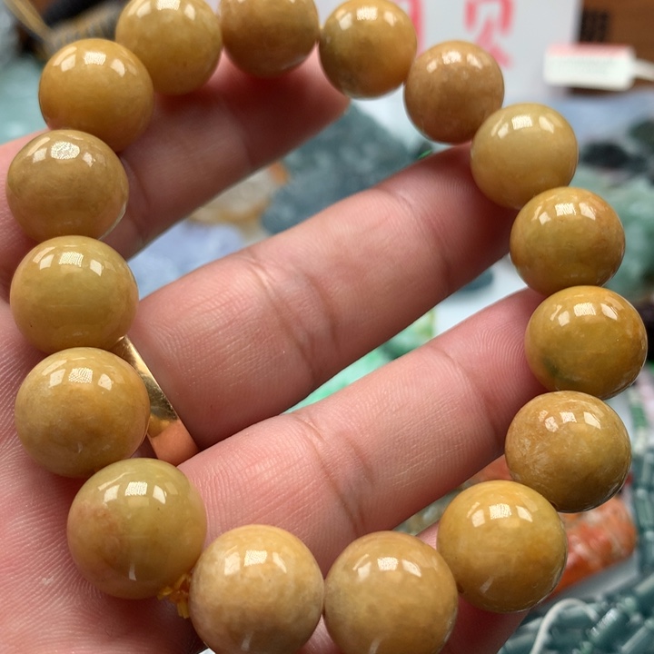 翡翠颈饰未镶嵌保真天然a货翡翠