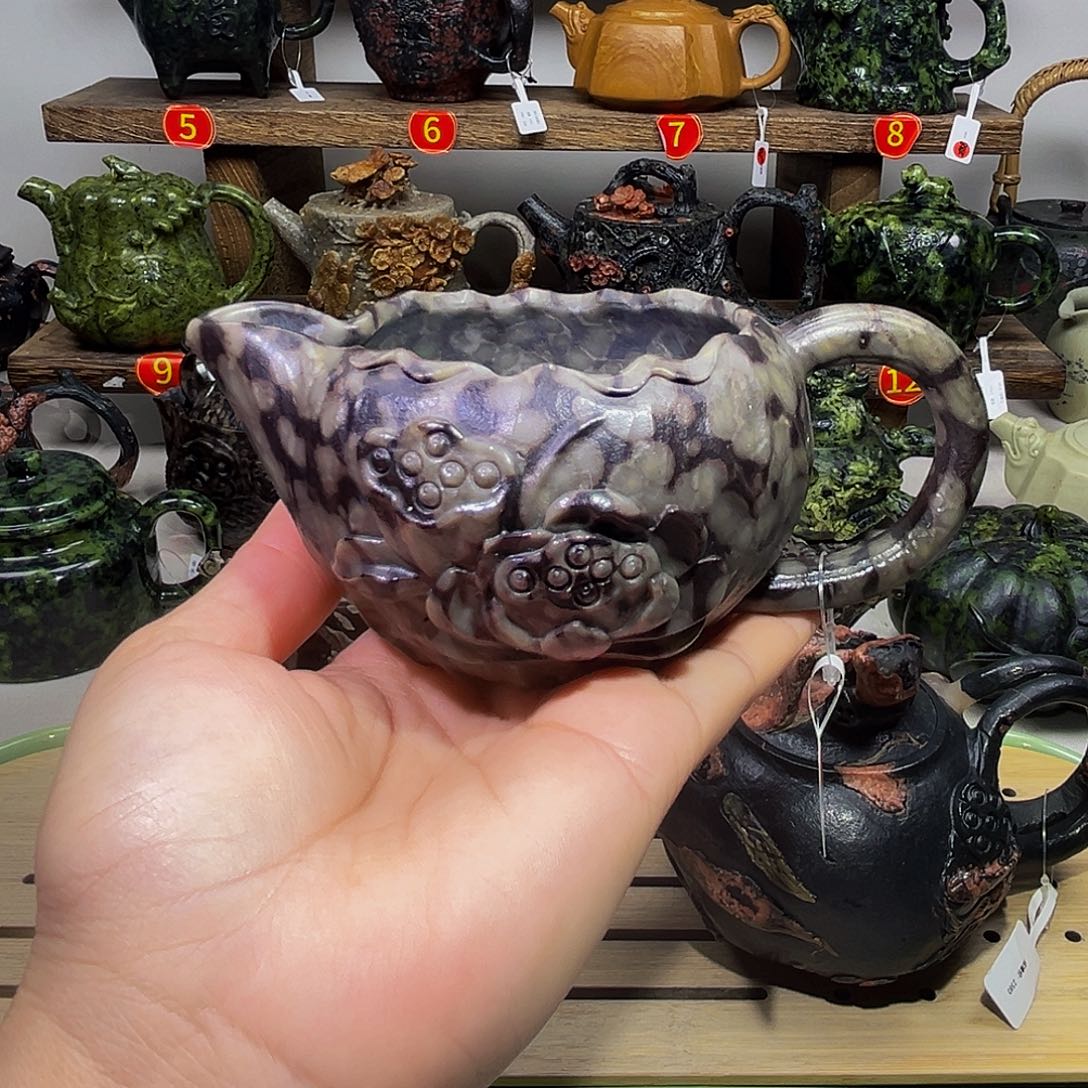 石材米粒石公道杯200cc